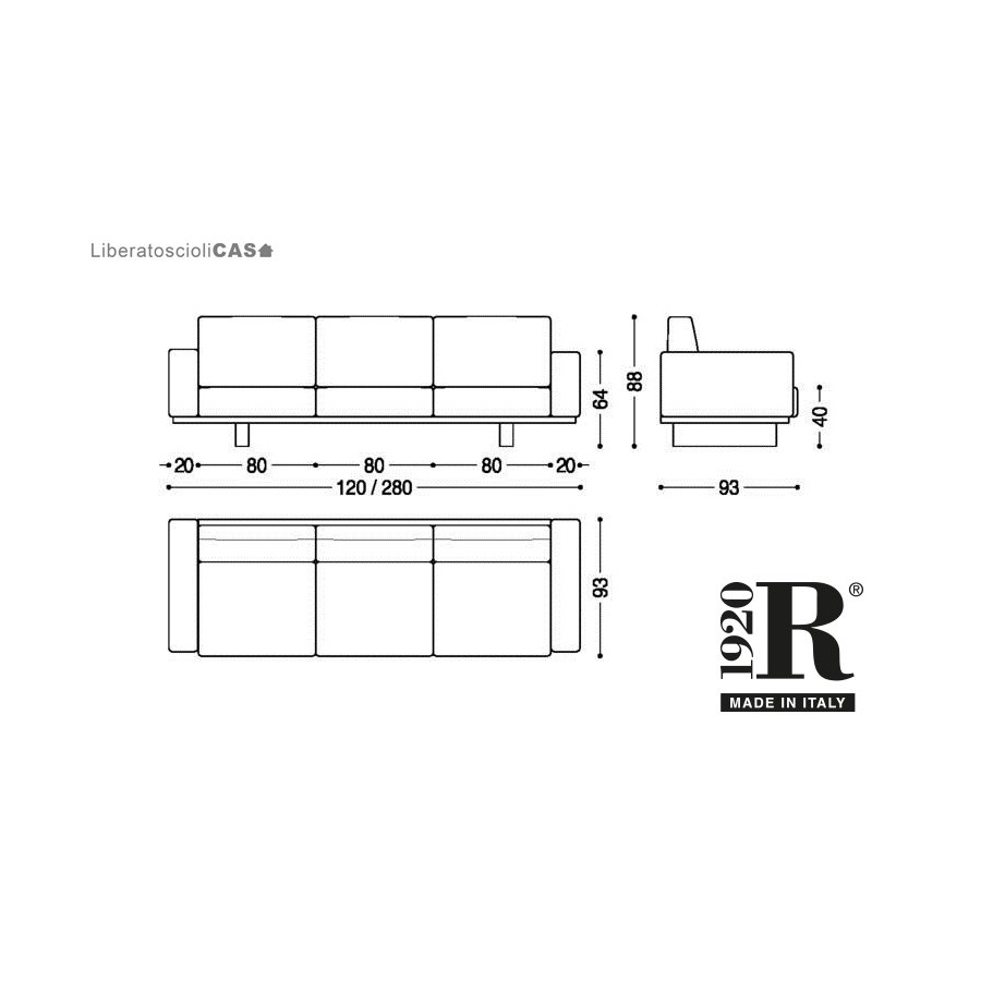 RIVA1920 - DIVANO UTAH SOFA