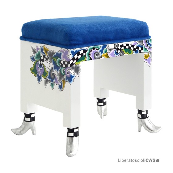 TOMS DRAG - SGABELLO STOOL SILVER LINE