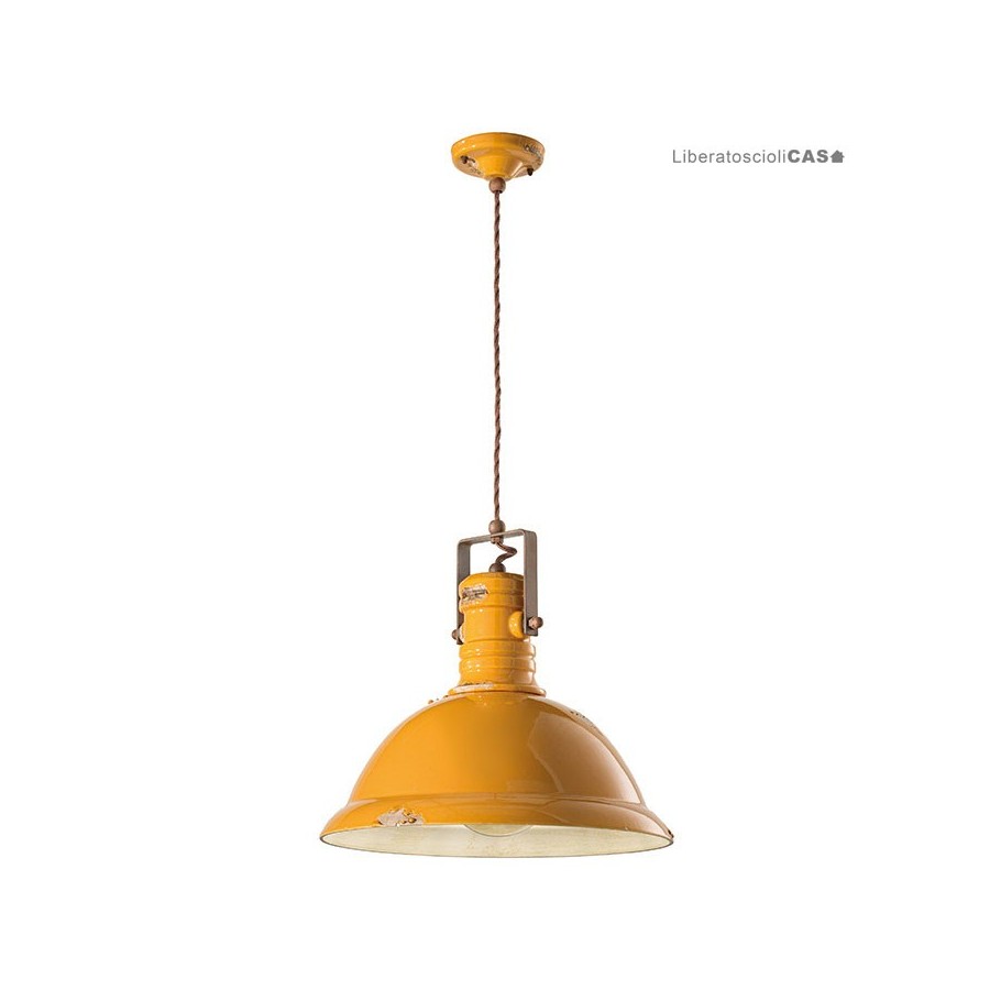 FERROLUCE - INDUSTRIAL LAMPADA A SOSPENSIONE C1690