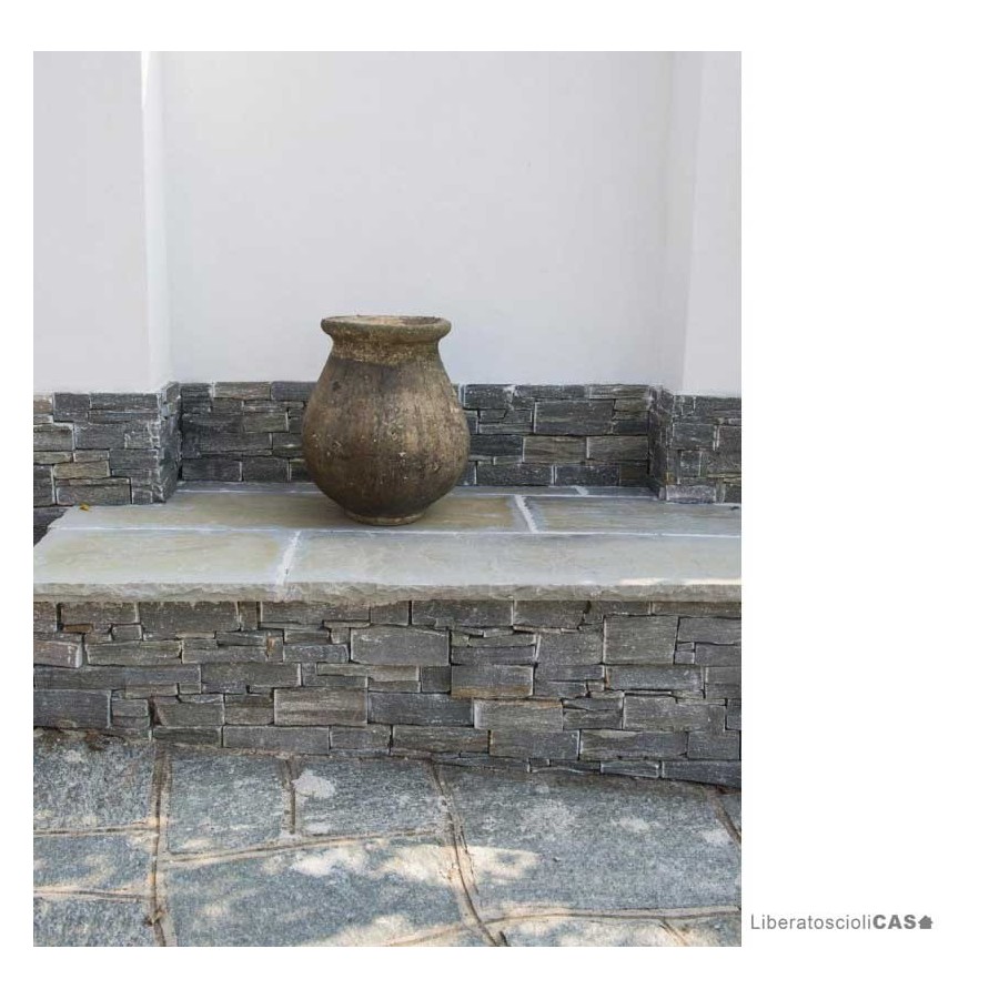 B&B RIVESTIMENTI NATURALI - LASTRE COPRIMURO IN PIETRA NATURALE 120x35CM