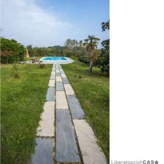 B&B RIVESTIMENTI NATURALI - LASTRE COPRIMURO IN PIETRA NATURALE 120x35CM
