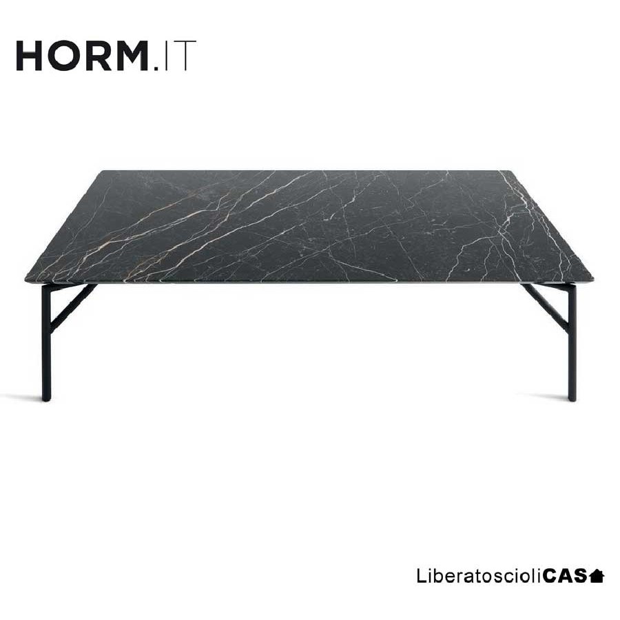 HORM - Tout Le Jour tavolino con piano in marmo Marquina