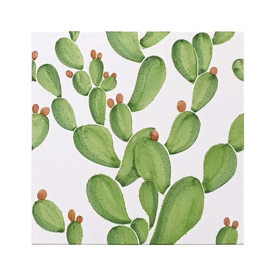 FRANCESCO DE MAIO - PIASTRELLA CACTUS COLLEZIONE VERDE VERTICALE