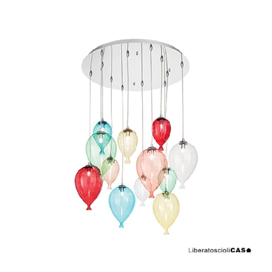 IDEAL LUX - CLOWN SP12 COLOR LAMPADA A SOSPENSIONE