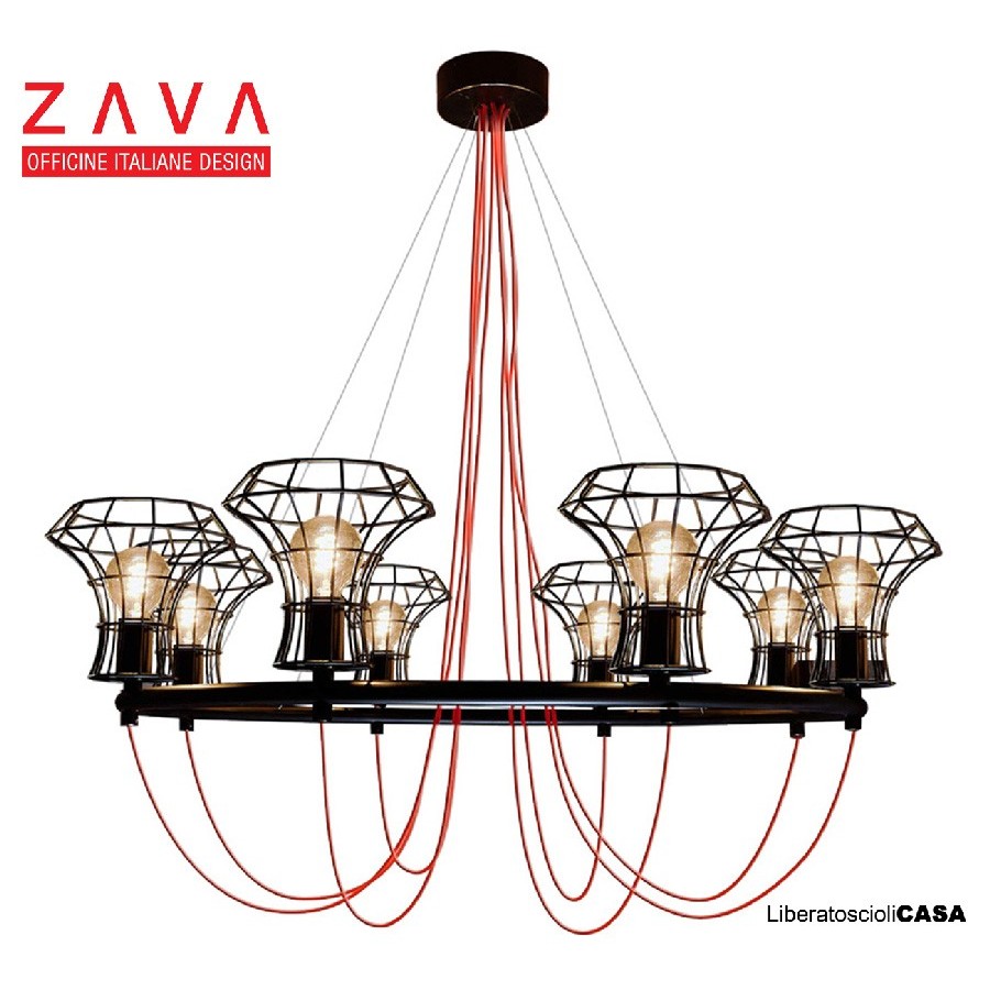 ZAVA - QUEEN CAGE LAMPADA A SOSPENSIONE diam.98cm