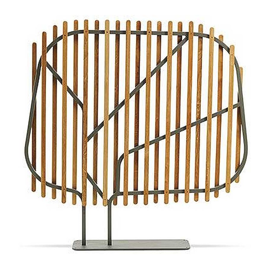 ETHIMO - DIVISORIO IN METALLO E TEAK CLOSTRA 145x145cm