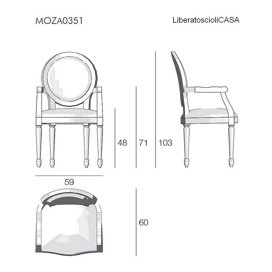 IL GIARDINO DI LEGNO - Poltroncina imbottita Mozaic