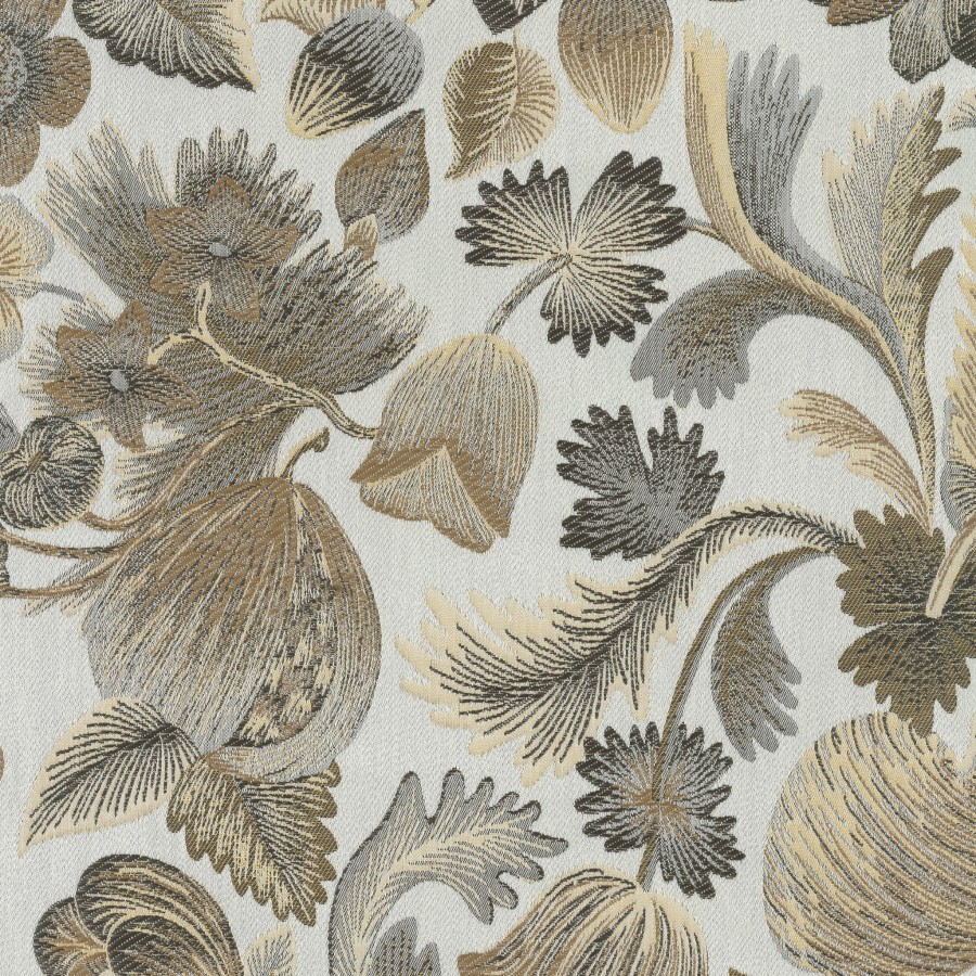 RUBELLI - ROYAL BOTANICA Lampasso in fibre naturali e lurex