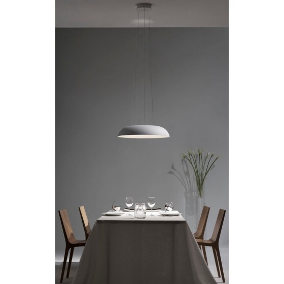 MARTINELLI LUCE - MAGGIOLONE DIAM 60 CM LAMPADA A SOSPENSIONE BIANCA