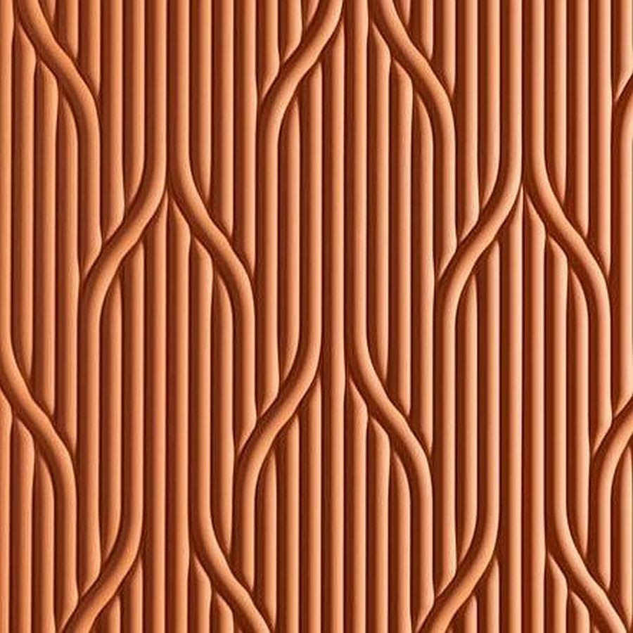 ORAC - PANNELLO 3D modello W213 HILL TRACE misura 200x25x1,6cm in materiale Purotouch®