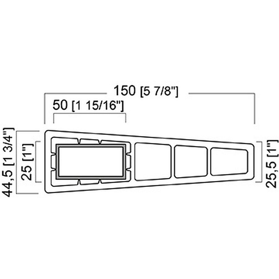 WOODN GREENWOOD - Versatilis JF15045-25 Doga WPC per Frangisole